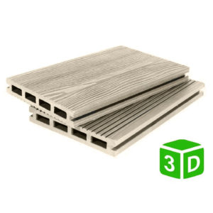 Террасная доска из ДПК 3D 145*25 мм